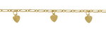 2mm  Heart Chain