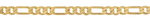 5mm  Bevelled Figaro Link