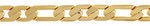 10mm  Bevelled Figaro Link