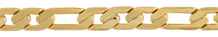 10mm  Bevelled Figaro Link