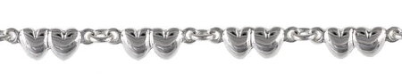 5mm  heart chain