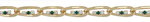 6mm Pave Emerald & Crystal 